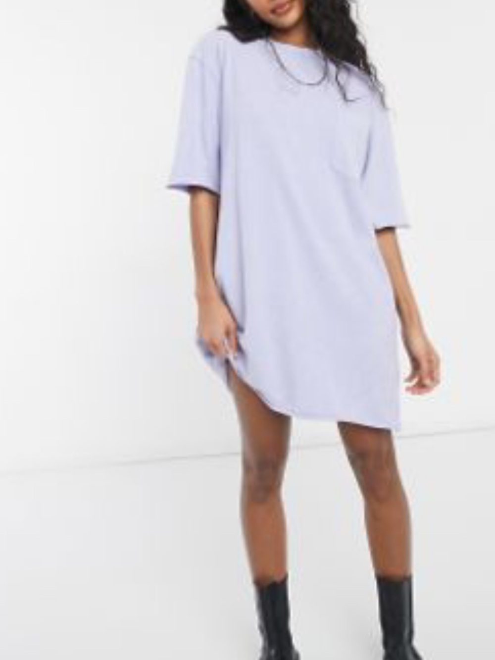 Lavender T Shirt Dress